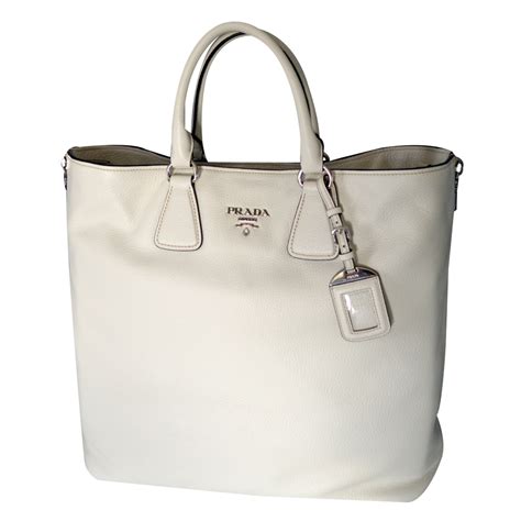 prada leather shopping bag|prada leather bags women.